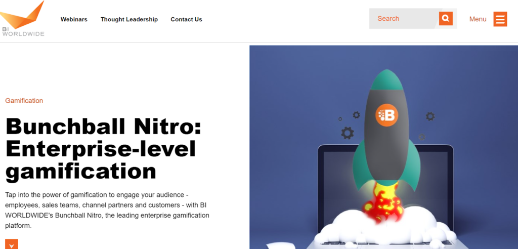 Gamification software for employee engagement - Bunchball Nitro