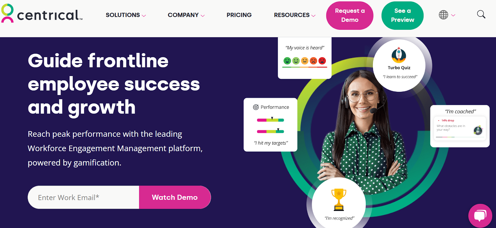 Gamification software for employee engagement - Centrical