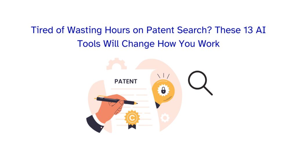 Ai patent search tools
