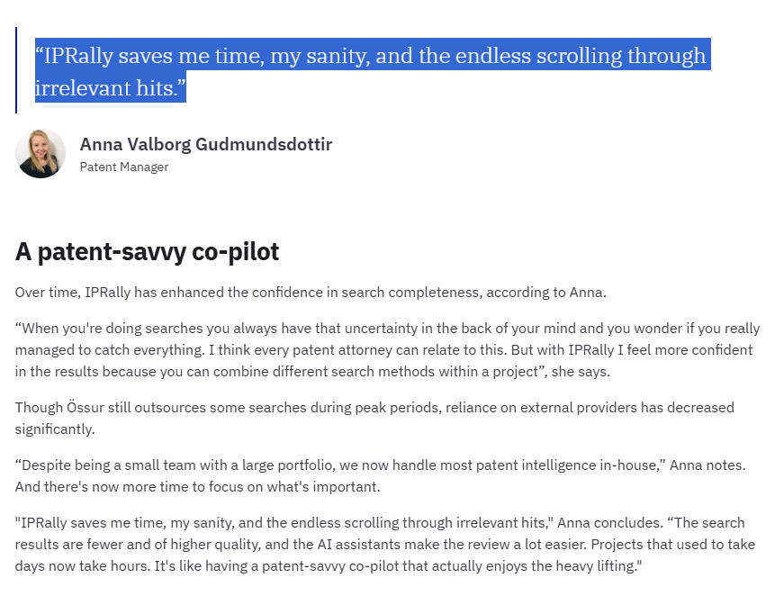 IP Rally- case study