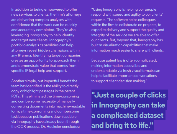 Innography- case study