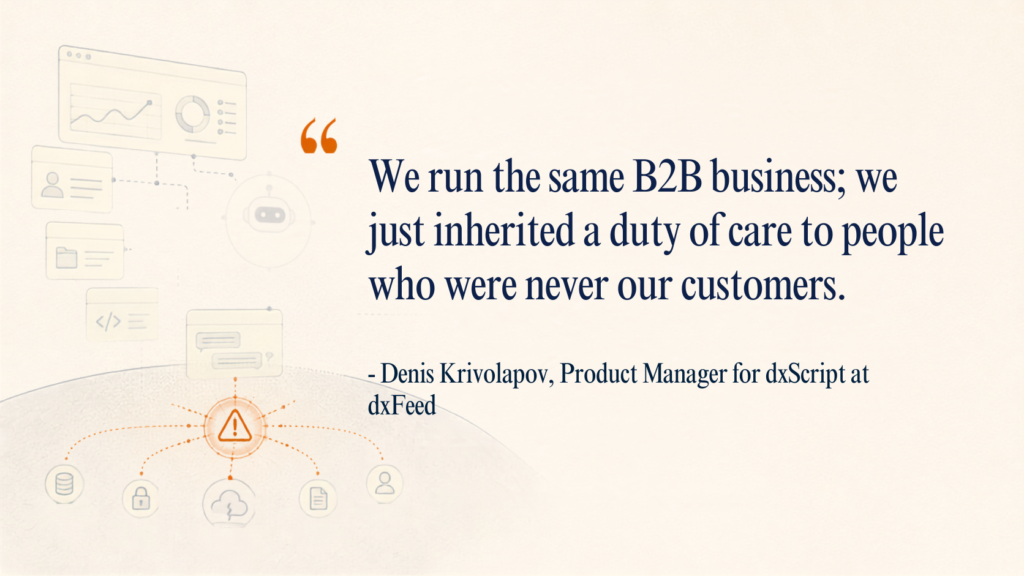 A snapshot of quote by Denis Krivolapov, Product Manager for dxScript at dxFeed