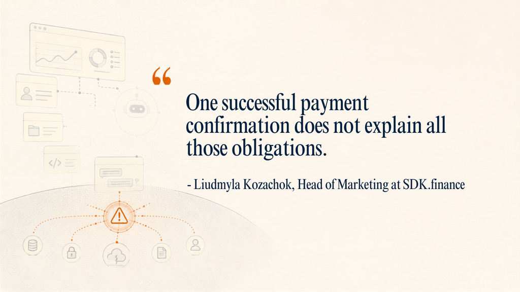 Author quote by Liudmyla Kozachok, Head of Marketing at SDK.finance