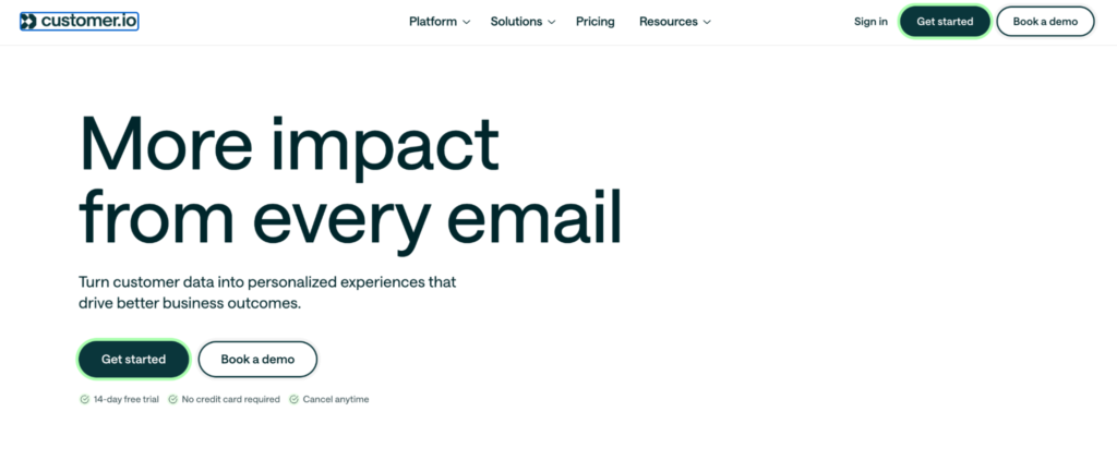 Customer.io Journeys – Best for AI Decisions Inside Lifecycle Journeys