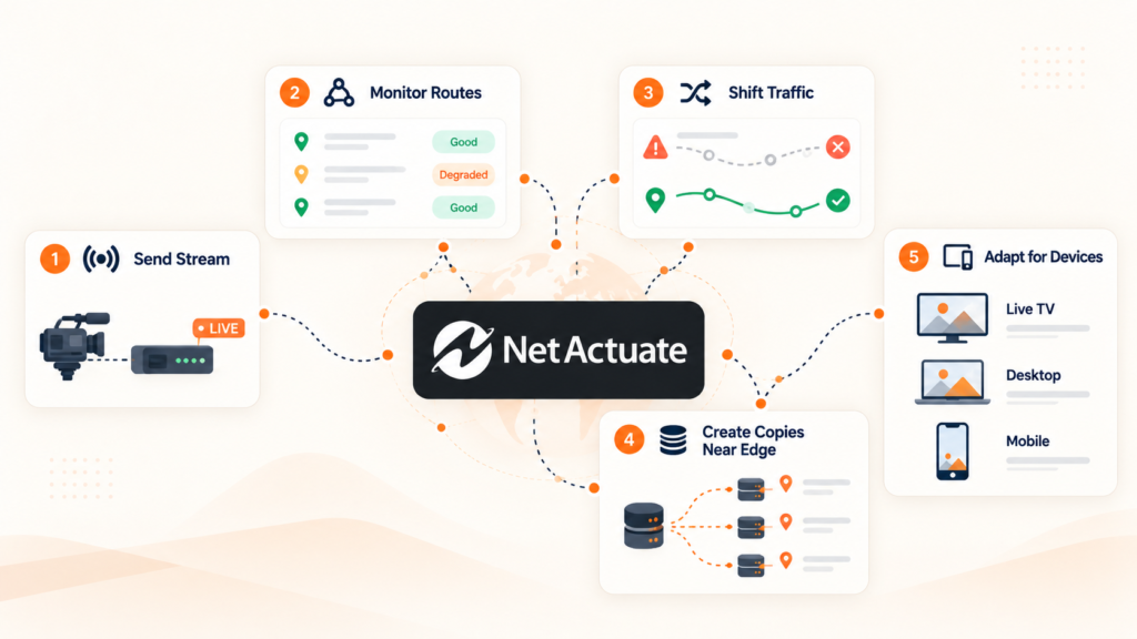 Broadcasters Send the Stream. NetActuate Wants the Network to Handle What Happens Next